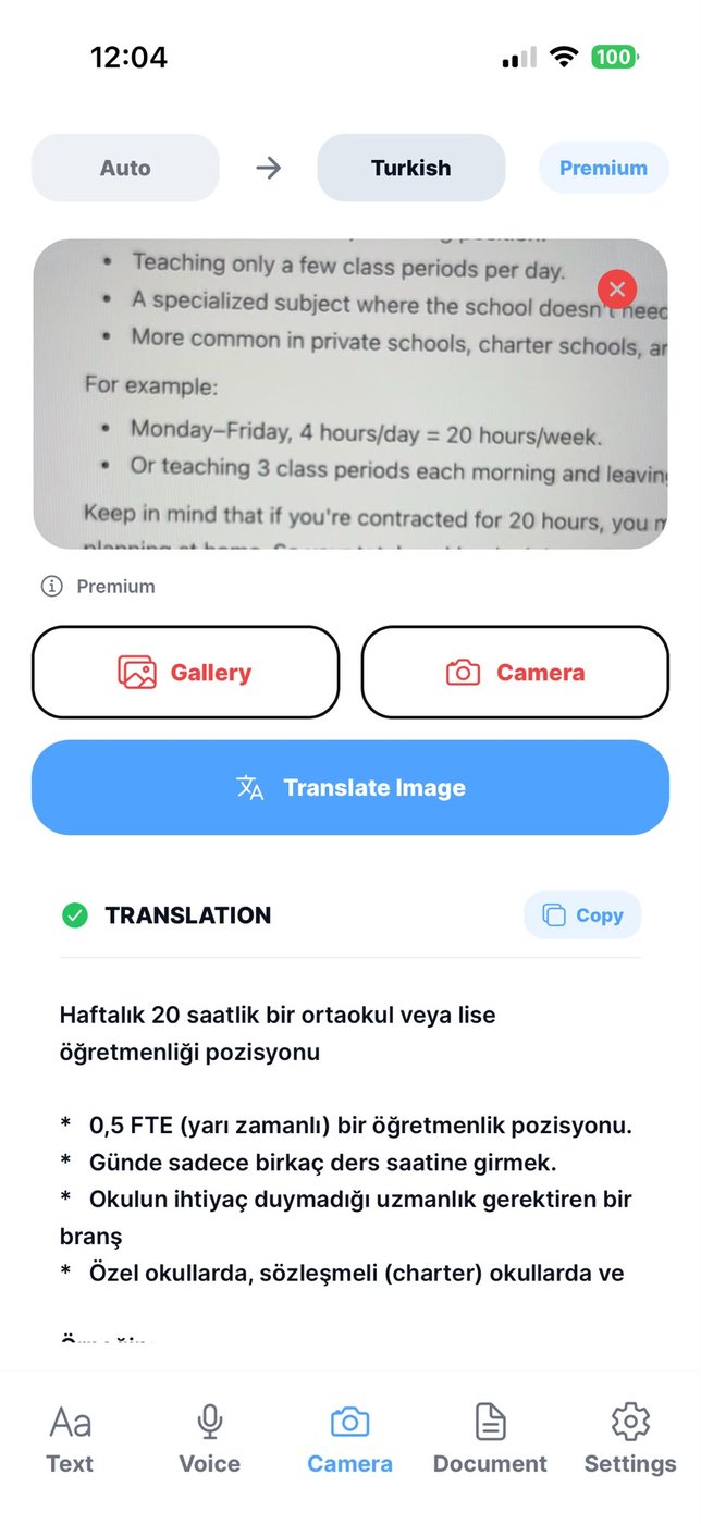 Point, shoot, translate